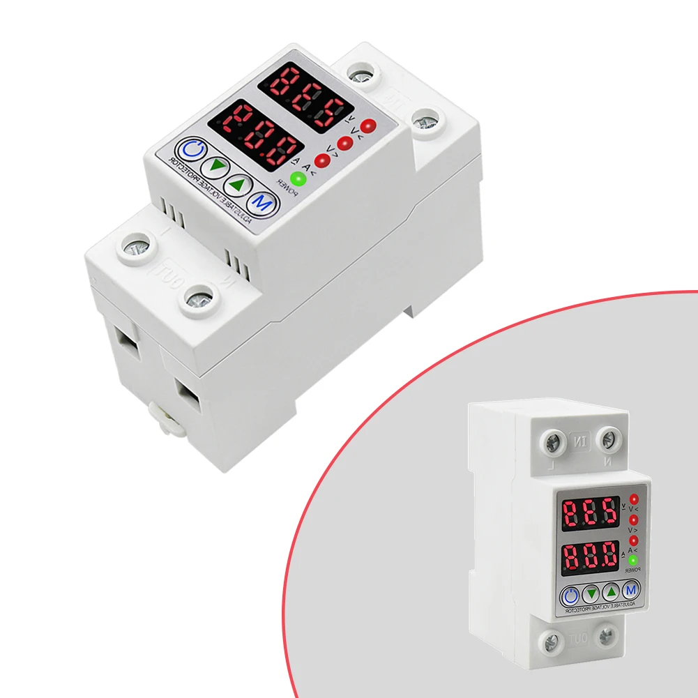 Over-voltage Relay Digital Voltage Relay Household Electrical Safety Current Measurement High Accuracy Root Mean Square