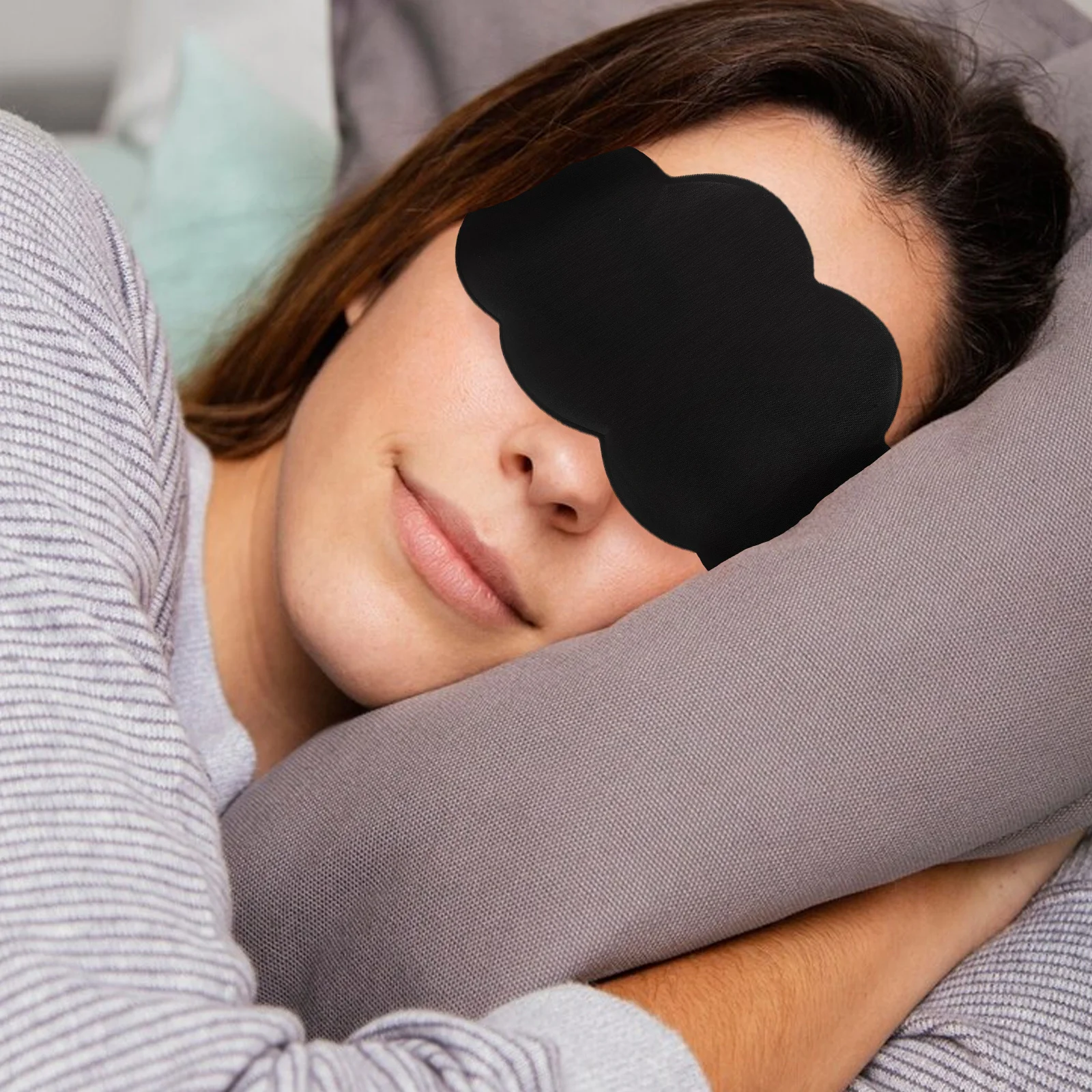 

Маска для сна для женщин, милый узор, блокирующий свет, регулируемая удобная маска для сна для путешествий, сна, домашнего использования