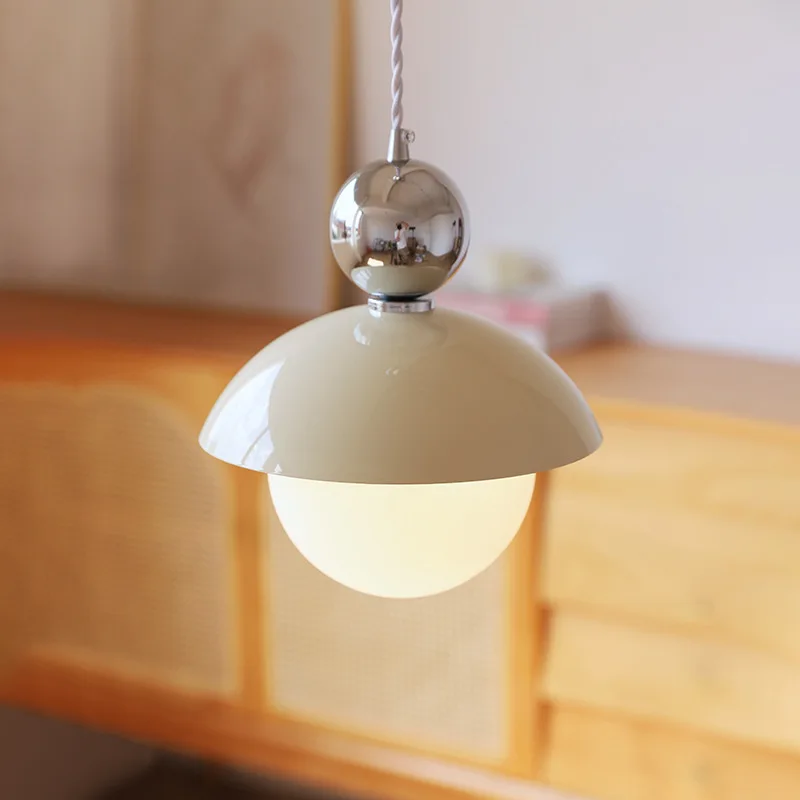 Christmas Hat French Retro Green Bedroom Bedside Light New Nordic Creative High-end Restaurant Pendant Light