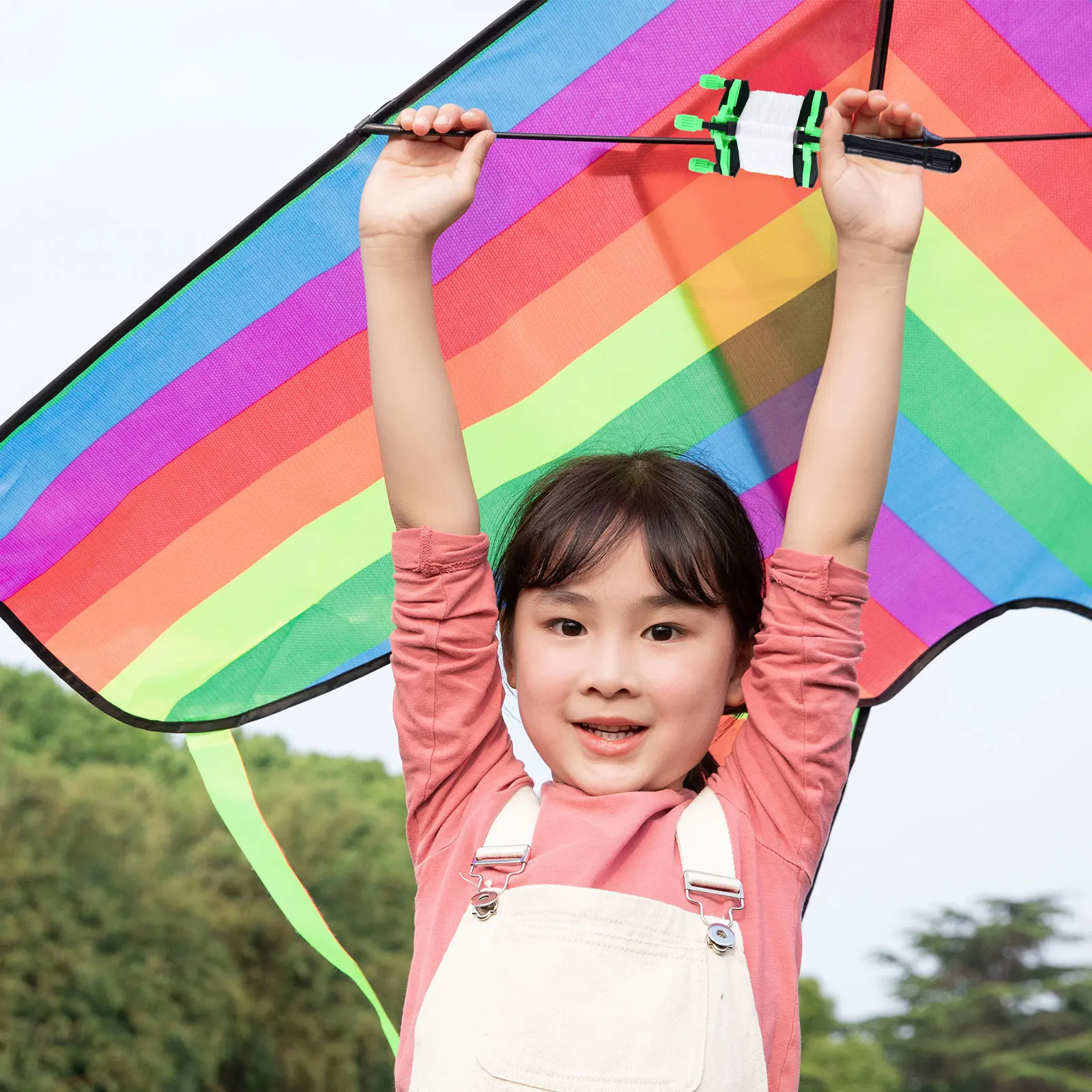 Kite Line Board Thread Winder Plastic Accessories Child Smooth Rotation High Class Transparent Unlock Lock Kite