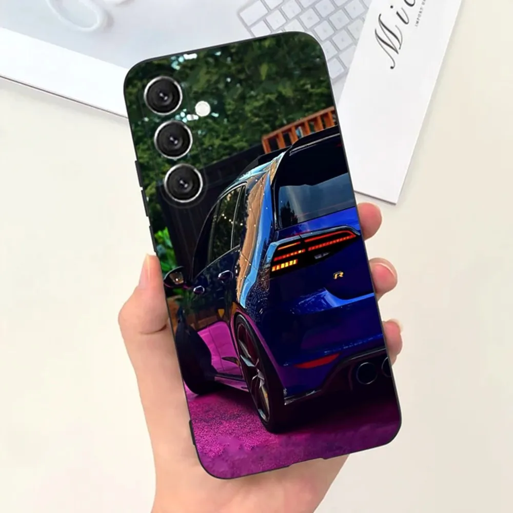 حافظة هاتف Car Sport G-Golf G-GTI لهاتف سامسونج S25، S24، S21، S22، S23، S30، Ultra، S20، Plus، Fe، Lite، Note، 10,9,5G غطاء أسود #3