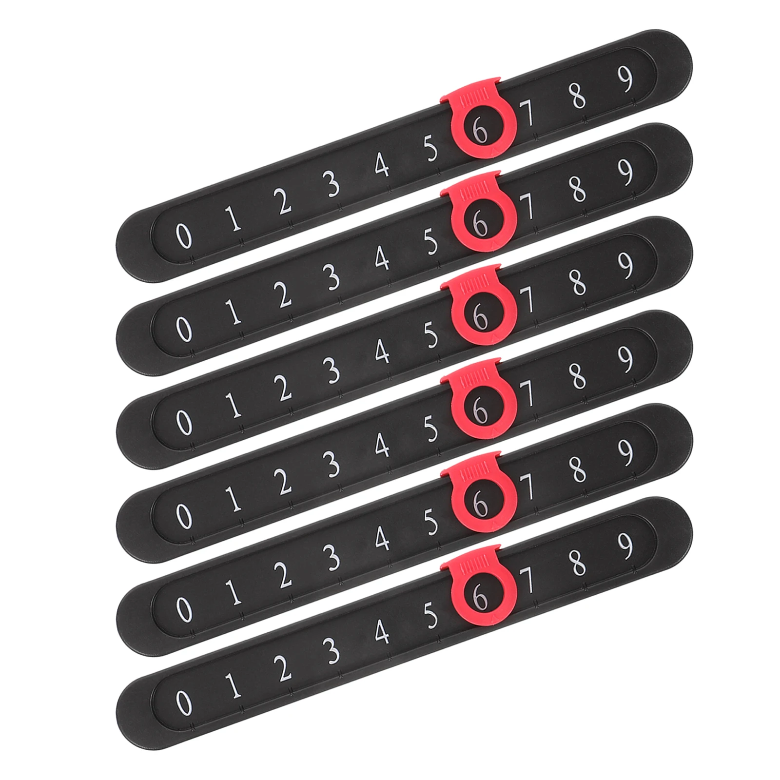 6 قطعة البلاستيك فووسبالل النتيجة القضبان الجدول كرة القدم النتيجة عدادات نقطة علامات كرة القدم الجدول فووسبالل آلة الملحقات