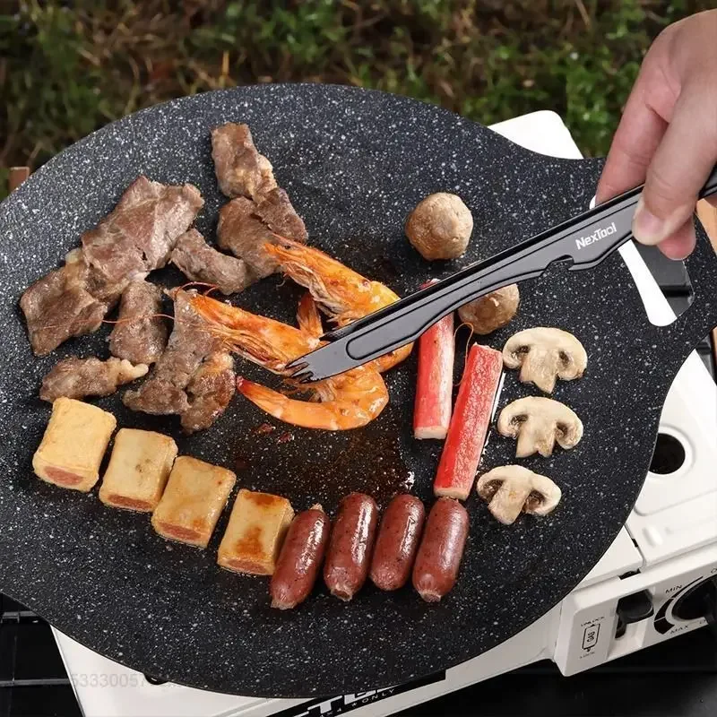 Xiaomi Nextool-Juego de caja de herramientas para barbacoa, pinzas portátiles para acampar al aire libre, tijeras, tabla de cortar, herramientas de