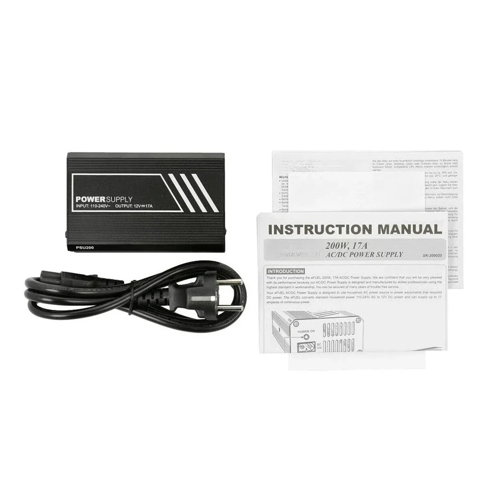 La fuente de alimentación del interruptor SKYRC 200W se puede utilizar para la fuente de alimentación del cargador de la serie B6 de salida de 12V