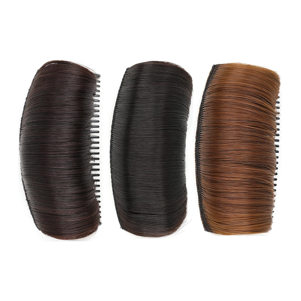 Clip Bun Invisible False Synthetic Hair Base Bump Fluffy Hair Pad Styling Insert Tool Volume Fluffy Increased Hair Pad