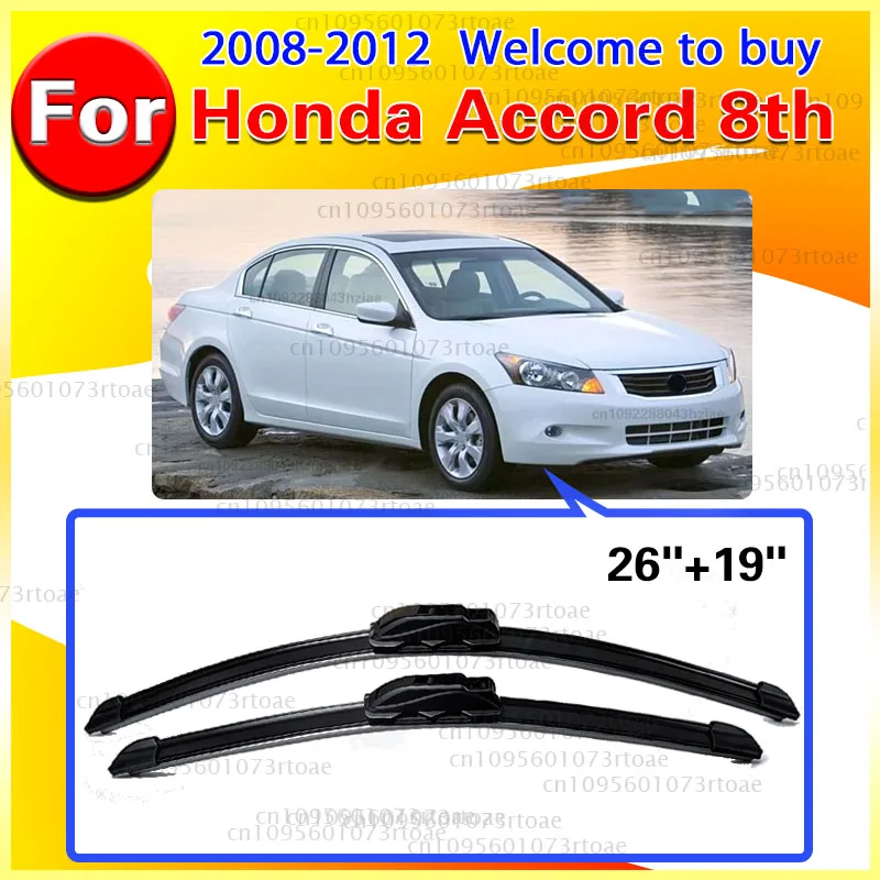 Für Honda Accord 8. Generation 2008 - 2012 Frontscheibenwischerblätter Windschutzscheibenbürsten Zubehör ‌ Hochwertiges Scheibenwischerblatt