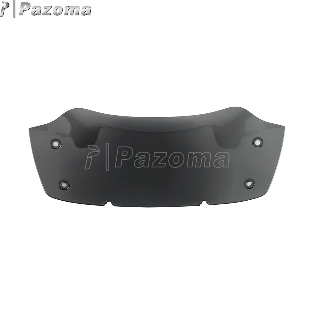 غطاء منحرف الرياح للزجاج الأمامي مقاس 9 بوصة للزجاج الأمامي للدراجات النارية Harley Touring Street Glide FLHX 2024 2025 ABS بلاستيك