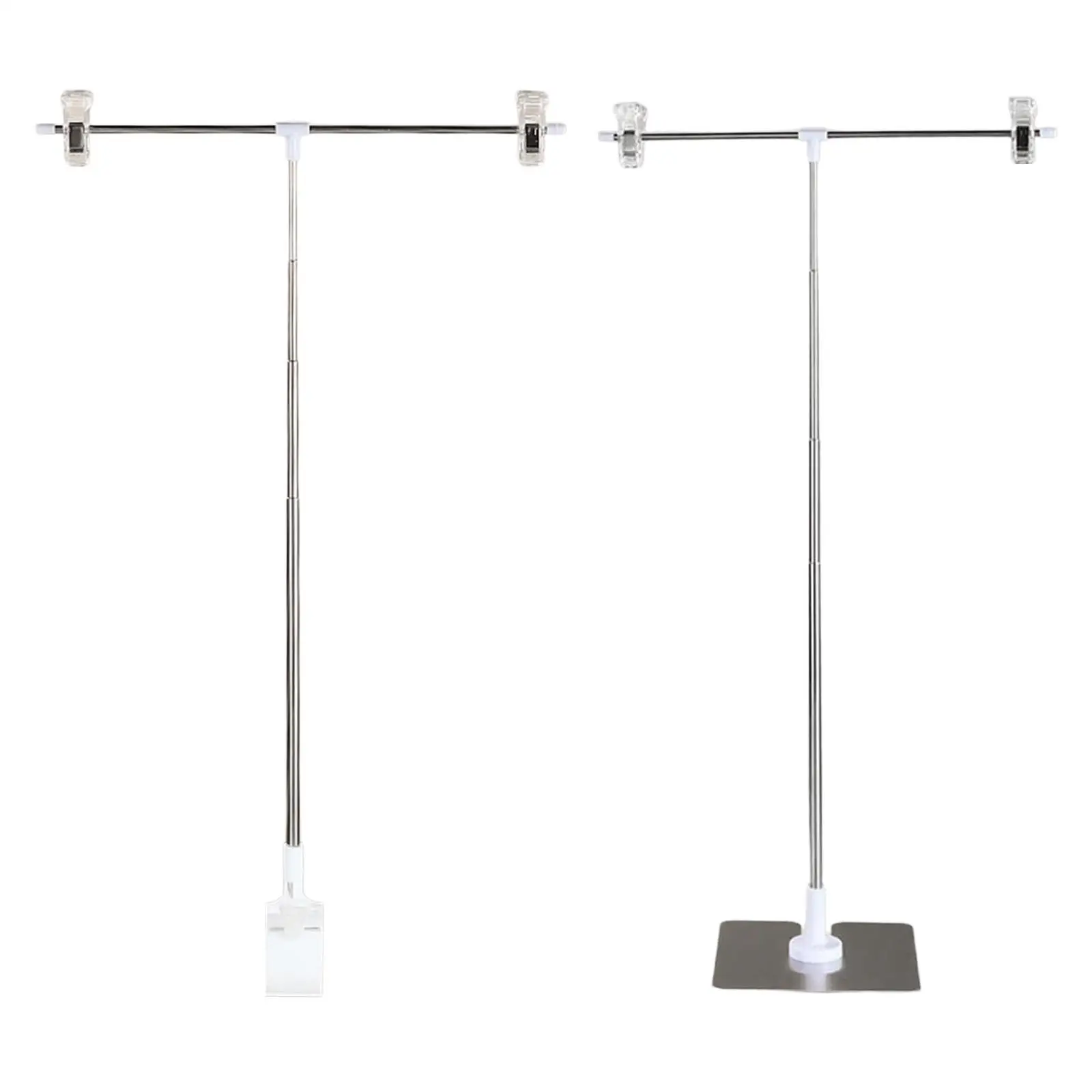 

Sign Holder Clamp Adjustable Height Aluminum Alloy Reusable Price Tag Clip for Malls Supermarket Shop Exhibition Clothing Rack