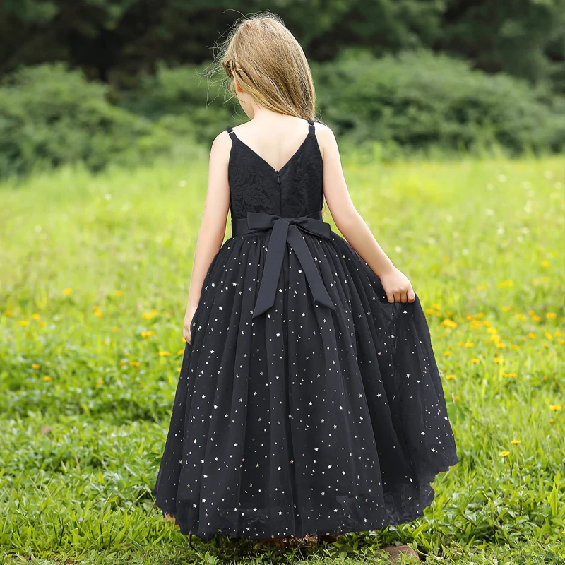 Robe de Rhà fleurs pour filles, robe de princesse en cristal avec appliques, robe de mariage, robe de reconstitution historique, robe éducative