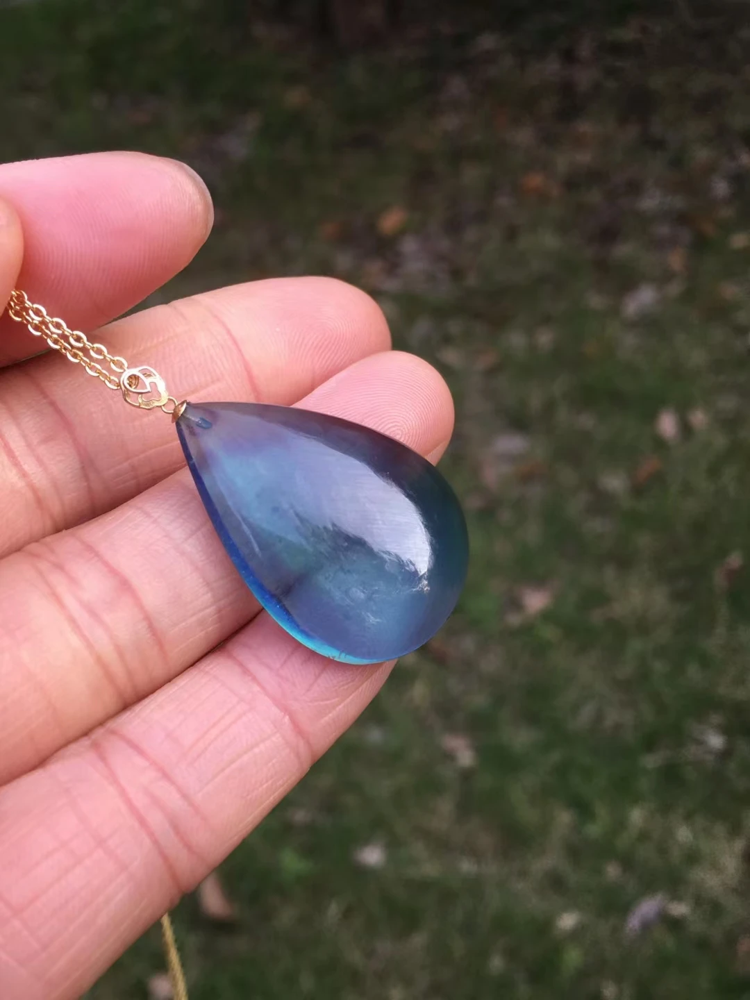 

Natural Blue Aquamarine Water Drop Pendant 32*22*7mm Big Size Aquamarine Brazil Jewelry Women Fashion Jewelry AAAAAAA