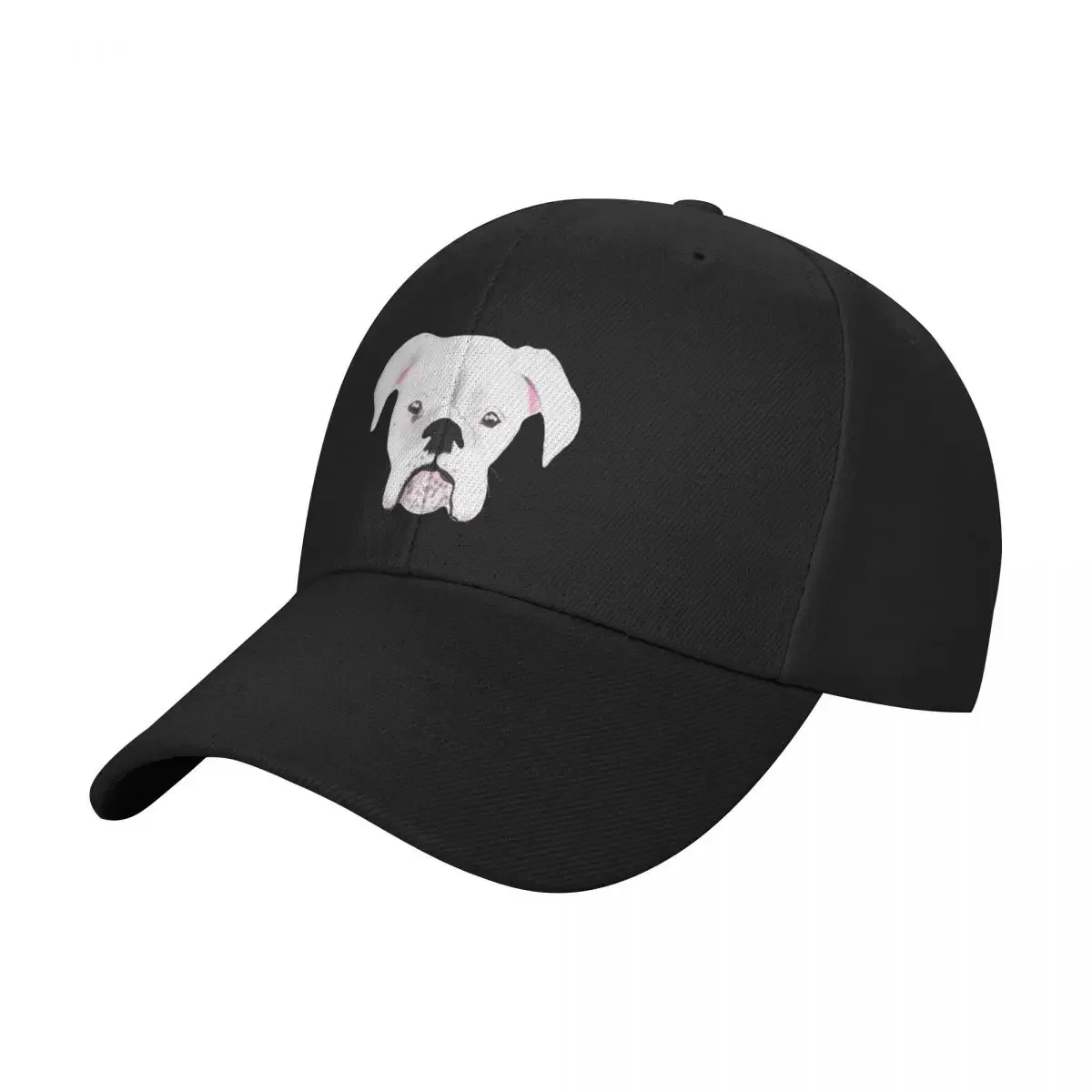 WHITE BOXER DOG PUPPY POLLY Baseball Cap luxury caps funny hat custom Hat Unique hats Women's Hats 2025 Men's