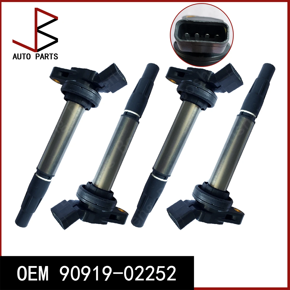 

Новый комплект из 4 катушек зажигания OEM 90919-02252 9091902252 90919 02252 BAEA184E для LEXUS IS II 2005-2013, для TOYOTA VERSO 2009-2018