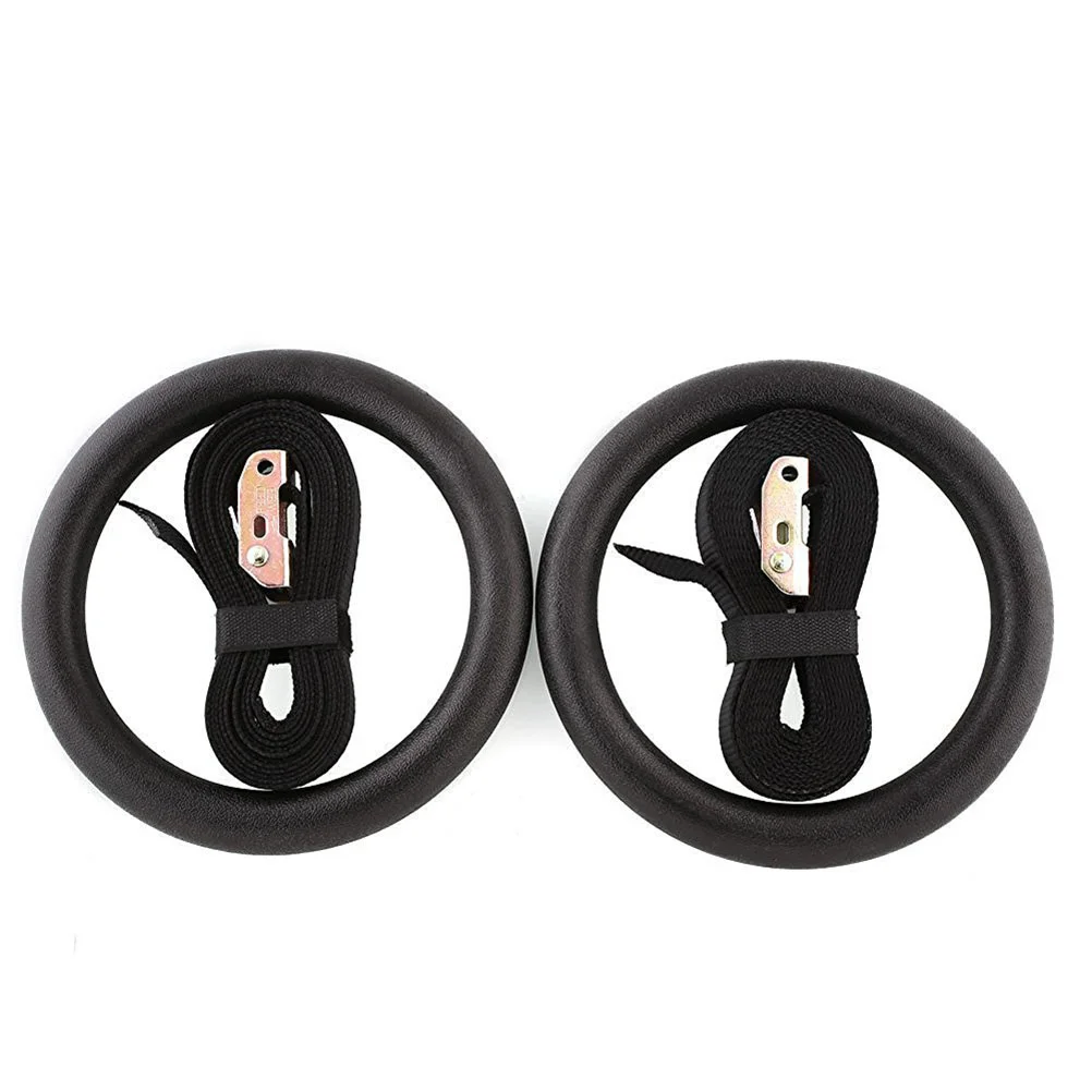 

Gymnastic Ring Set Fitness Rings for Full Body Strength and Bodyweight Training Cross-Training Workouts