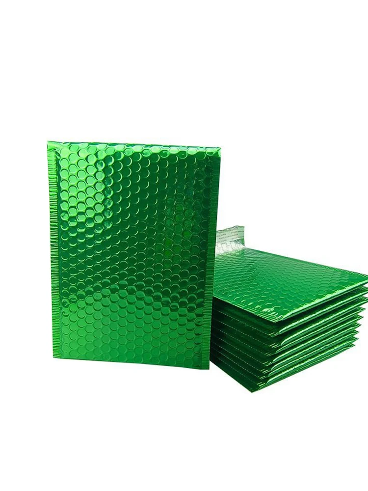 50 Stuks 18x23 cm Kleine Bubble Bag Heldergroen Plastic Bubble Envelop Self Seal Adhesive Verzending Mailing Zakken gewatteerde Enveloppen - afbeelding 2