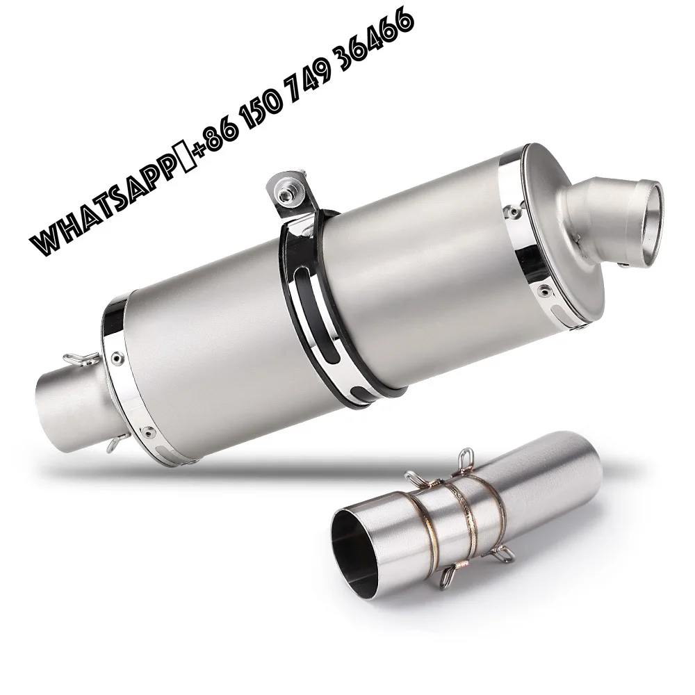 Slip on for F650Gs F700Gs F800Gs F800R F800Gt Motorcycle Exhaust Pipe Escape Left Middle Link Pipe With Muffler Moto