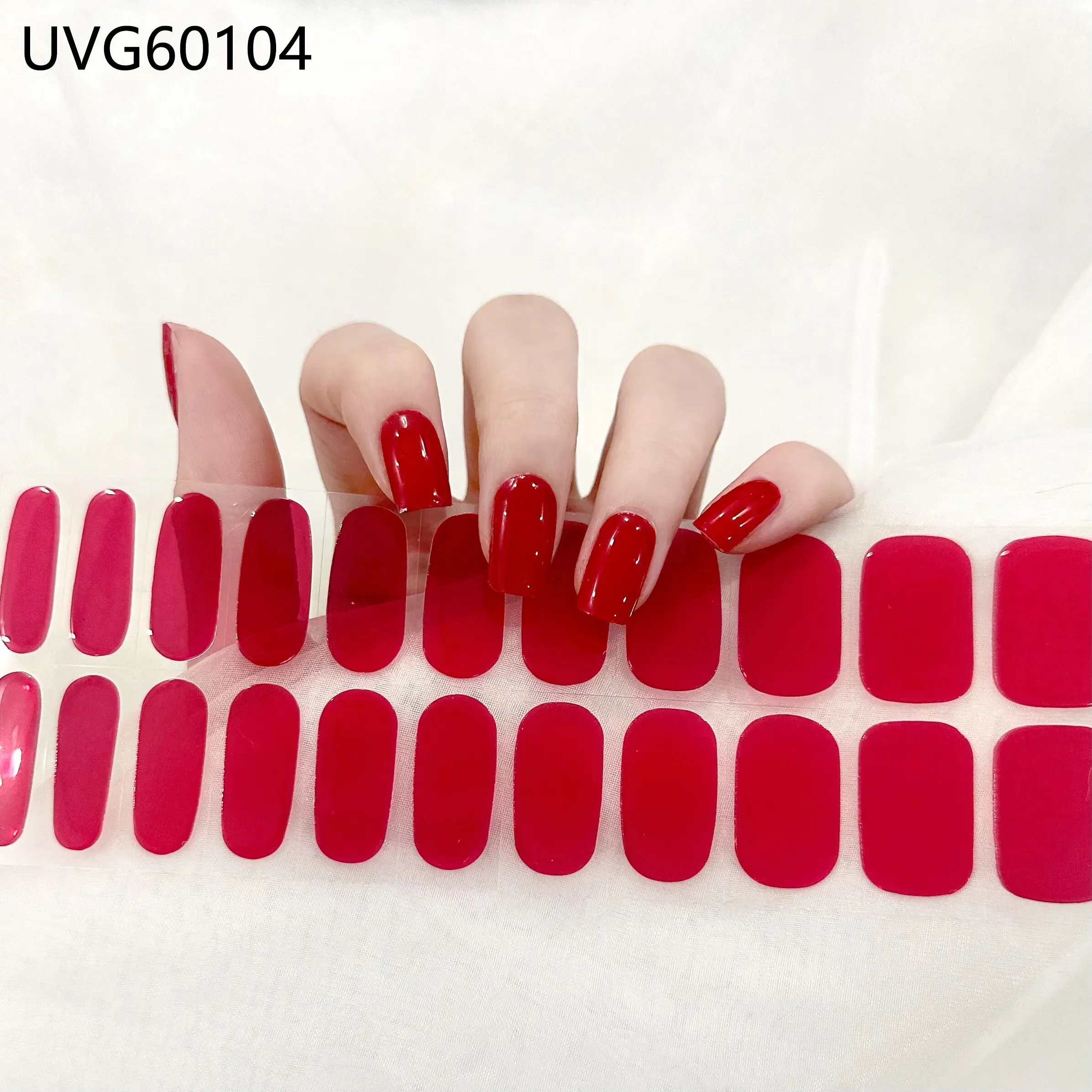 22 suggerimenti adesivo per unghie con luce UV adesivo per unghie con luce UV adesivo per unghie in Gel Semi polimerizzante rosso ha bisogno di asciugare la decorazione leggera per unghie