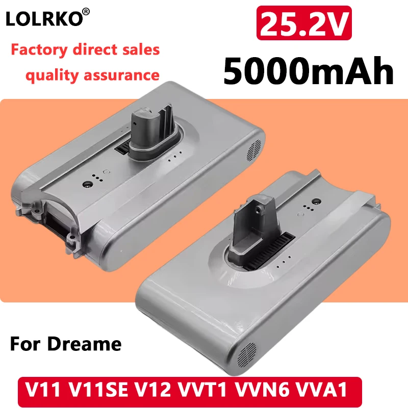 

NEW Battery Pack Replacement Battery For Dreame V11 V11SE V12 VVT1 VVN6 VVA1 Replacement Battery Wireless Vacuum Cleaner 18650