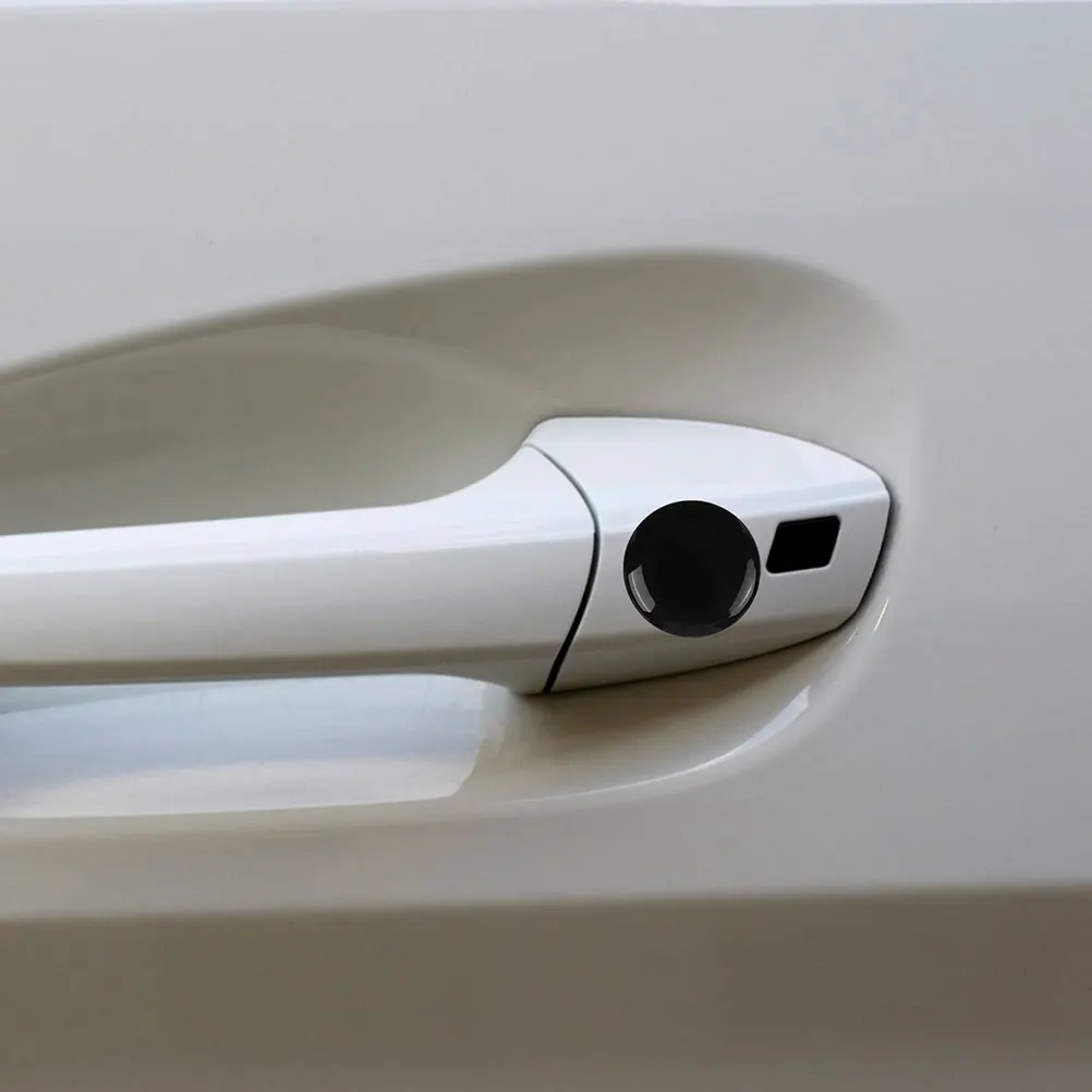 

8 Pcs Car Keyhole Cover Sticker Waterproof PVC Universal Fit Door Accessories Guard Decoration Replacement Exterior