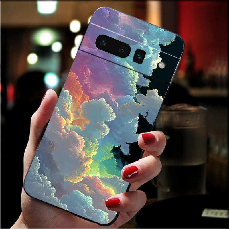 

Clound Moon Star Night Carcasa Funda Phone Case For Google Pixel 10 9 Pro XL 9A 8 7 6 Pro Pixel 8A 7A 6A Pixel 8 7 6 5 Case