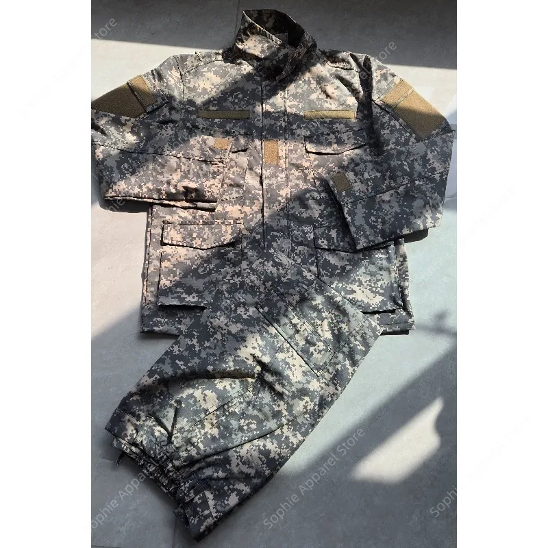 ACU Digital Camo Tactical Military Uniform Men Hunting Clothes Suit UCP Combat Training Gear Outdoor Workwear BDU Set