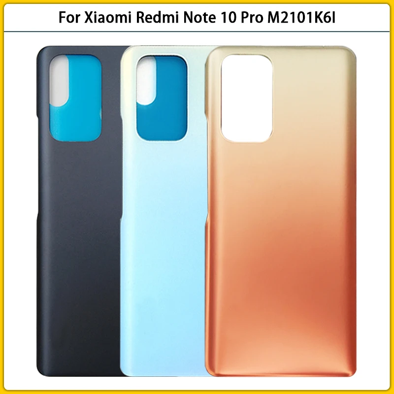 新しい-xiaomi-redmi-注-10-プロ-m2101k6i-バッテリーバックカバー-note10-プロリアドアガラスパネルハウジングケース接着剤交換