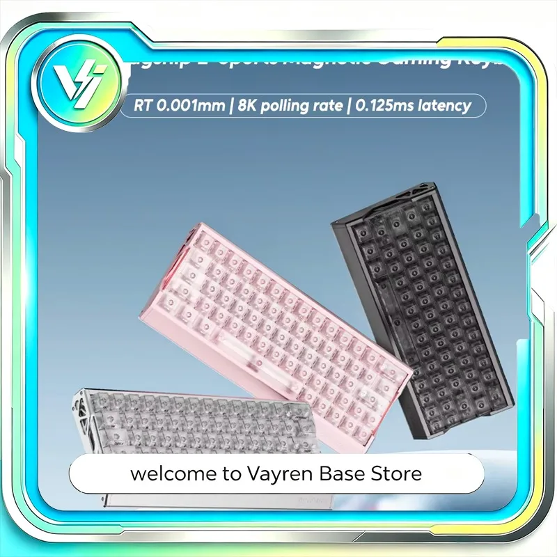 VICTKONG for DV63 Wired Magnetic Gaming Keyboard 63% 0.001mm RT 8KHz 0.125ms RGB Support SOCD DKS for FPS E-Sports Desktop Setup