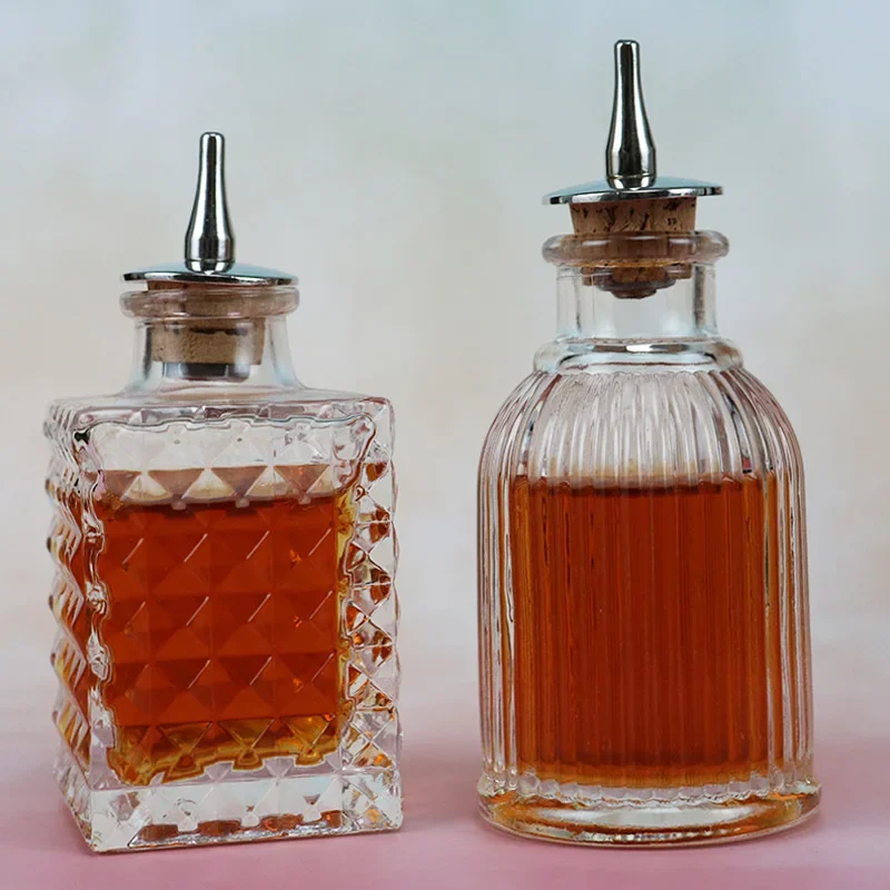 z Japanese style 130ml mechanism grid retro carved absinthe bottle with stopper
