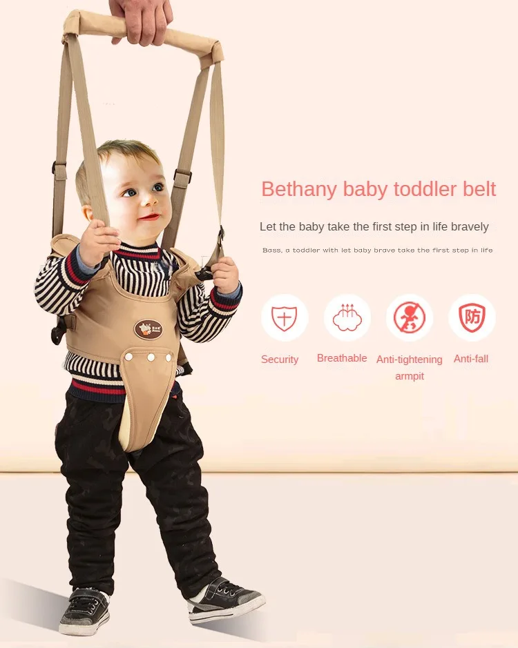 Summer Breathable Toddler Belt 6 To 24 Months Babies Learning To Walk Harness and Traction Rope Harnais Enfant Walkers  הליכונים