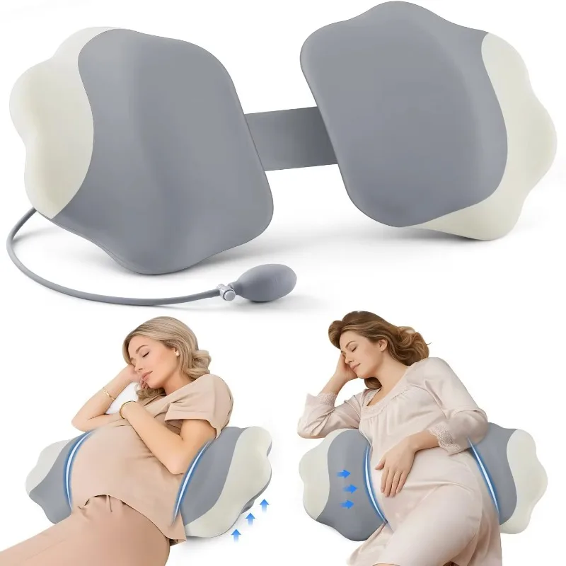 Pregnancy Pillow for Sleeping Cooling Wedge Maternity Body Pillow,Full-Body Support for Back Hips Belly,Removable Washable Cover
