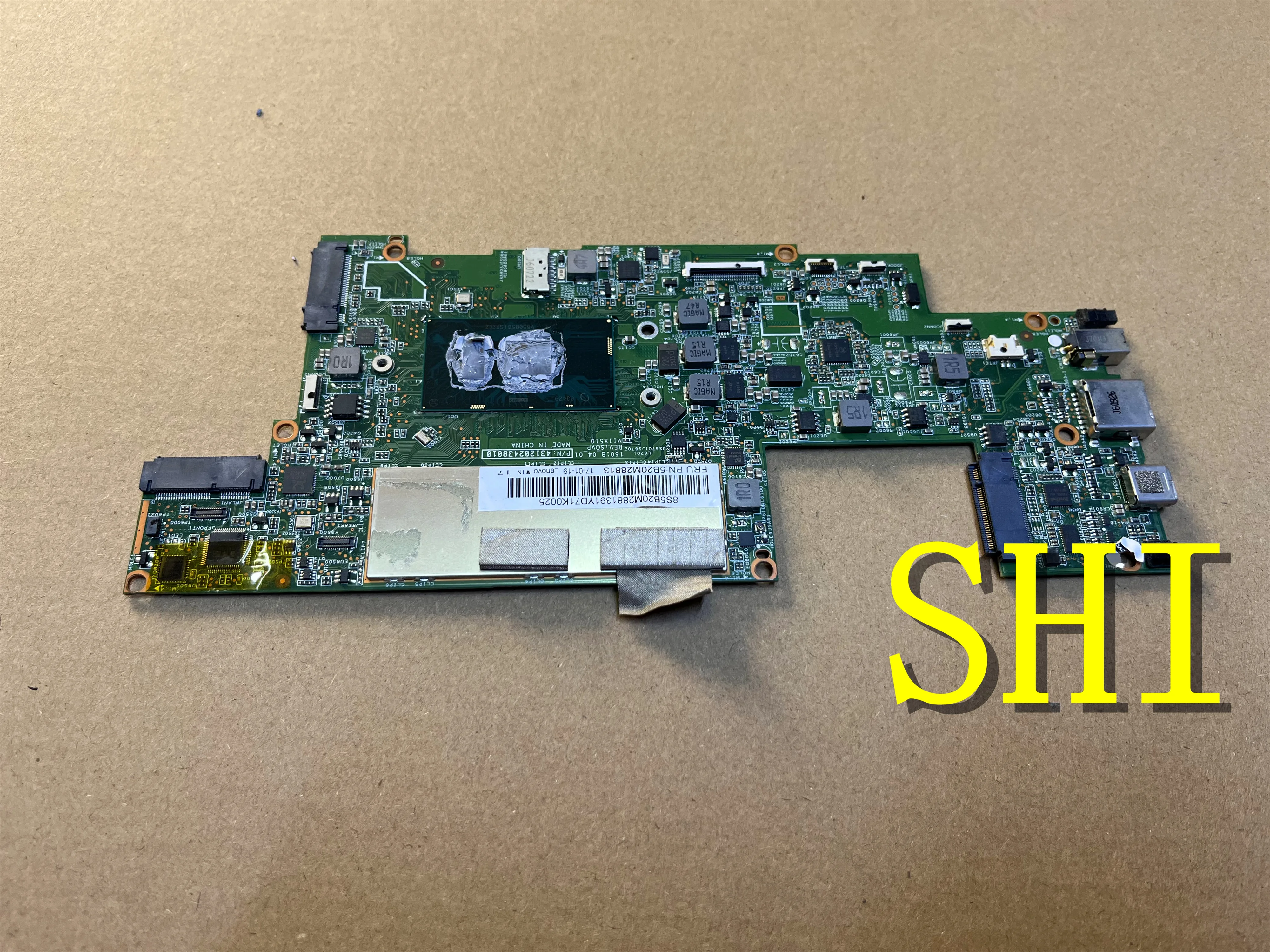 MIIX 510-12ISK Original used For Lenovo MIIX510  Laptop Motherboard 431202438010 5B20M28813 8G  I5-6200U SR2EZ CPU  4G/I3 8G/I7