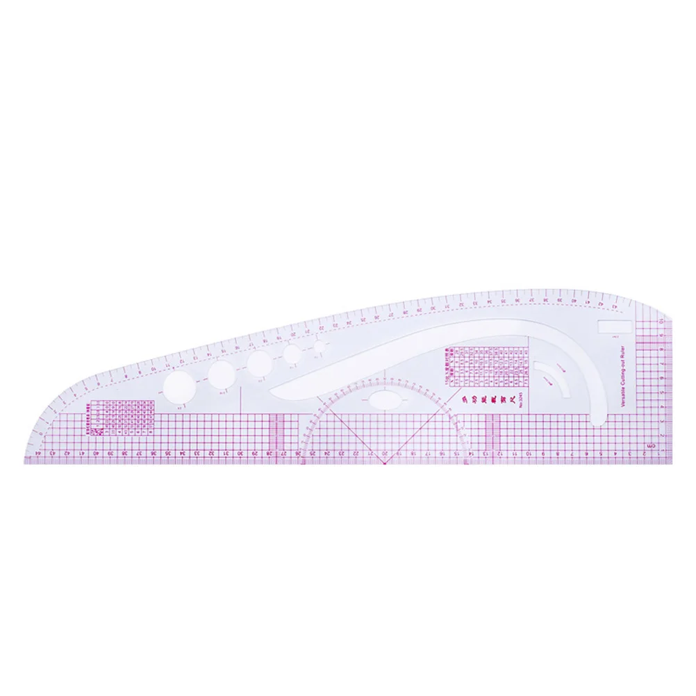

7 Pieces Rulers Set Clear Durable High Accuracy Manual Cutting Plate Making Grading Drawing Curves Tailor Sewing