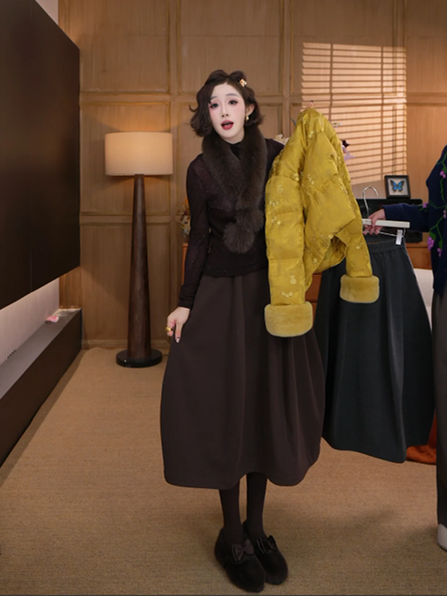 

Yolo Star Trace Ultrine 90 Wool Blend High Ne Base Layer Elastic Top Women's Casual Knitted Sweater Winter Collection