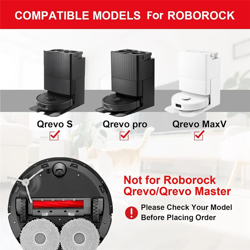 

【Срочная распродажа】для Roborock Qrevo S/Qrevo Plus/Qrevo Pro/Qrevo Maxv, запасные части, комплект аксессуаров, вакуум