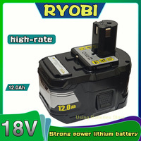 new RYOBI 18V ONE+12.0Ah-15C l-ion high-performance battery suitable for all ONE+series power tools  P107 P108 RB18L50 RB18L20
