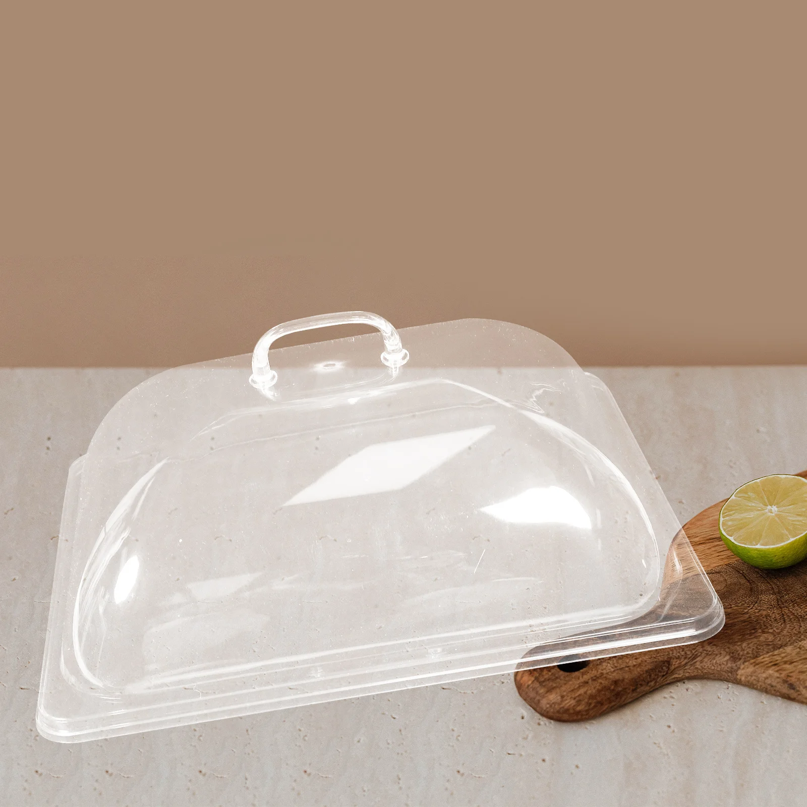 

Pc Transparent Food Cover for Cake Fruit Plate Anti-Dust Moisture Resistant Cover for Home Party Outdoor Use Cake Dome