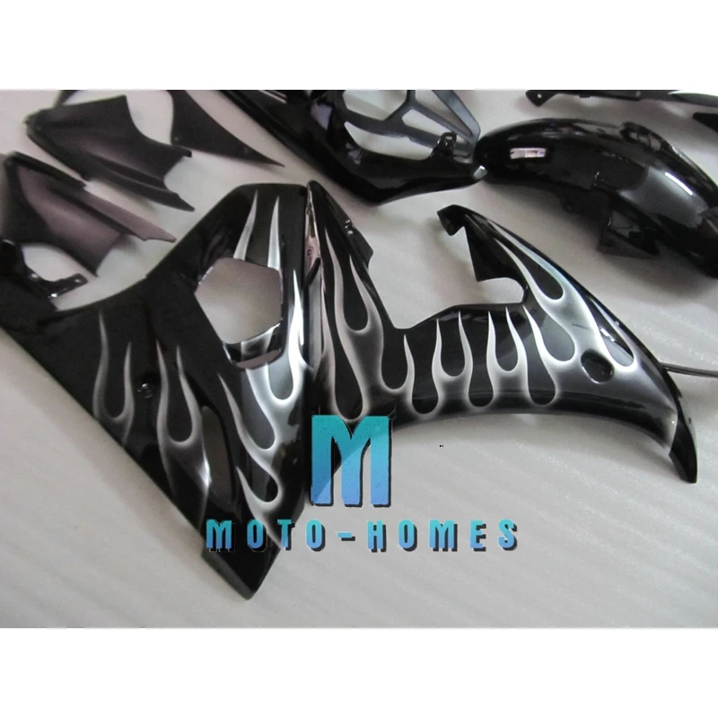 ABS Fairing kit for Yamaha YZFR6 2003 2004 2005 03 04 05 YZF R6 100% Perfect Fit Injection Molded Fairings Set White Flames
