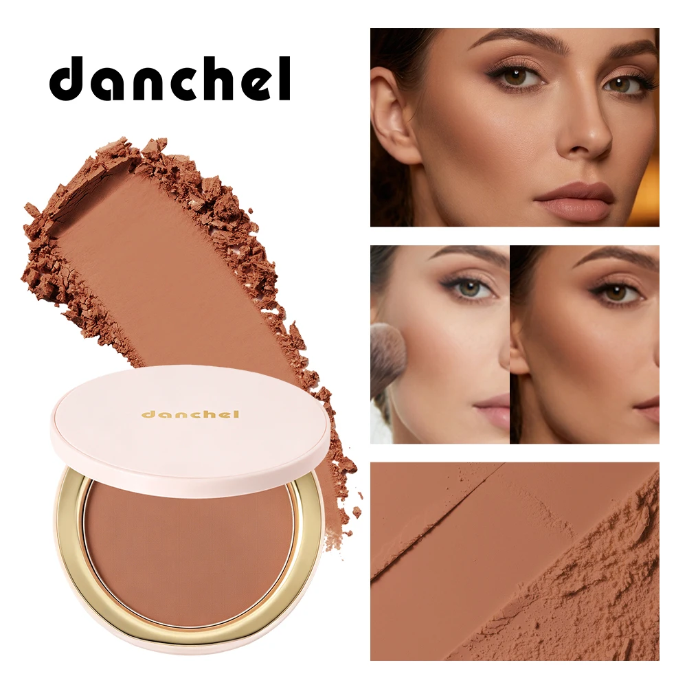 Warm Radiance Soft Matte Bronzer Powder Natural Shading Contour Makeup Non-caking Long Lasting Blurred Matte Finish Face Cosmeti