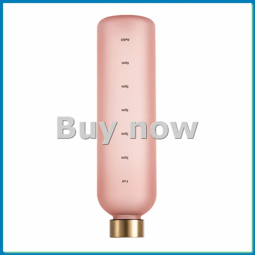 

Бутылка для воды 1 л с маркером времени, 32 унции, мотивационная, многоразовая, для фитнеса и спорта, герметичная, матовая пластиковая бутылка, розовая-A33R