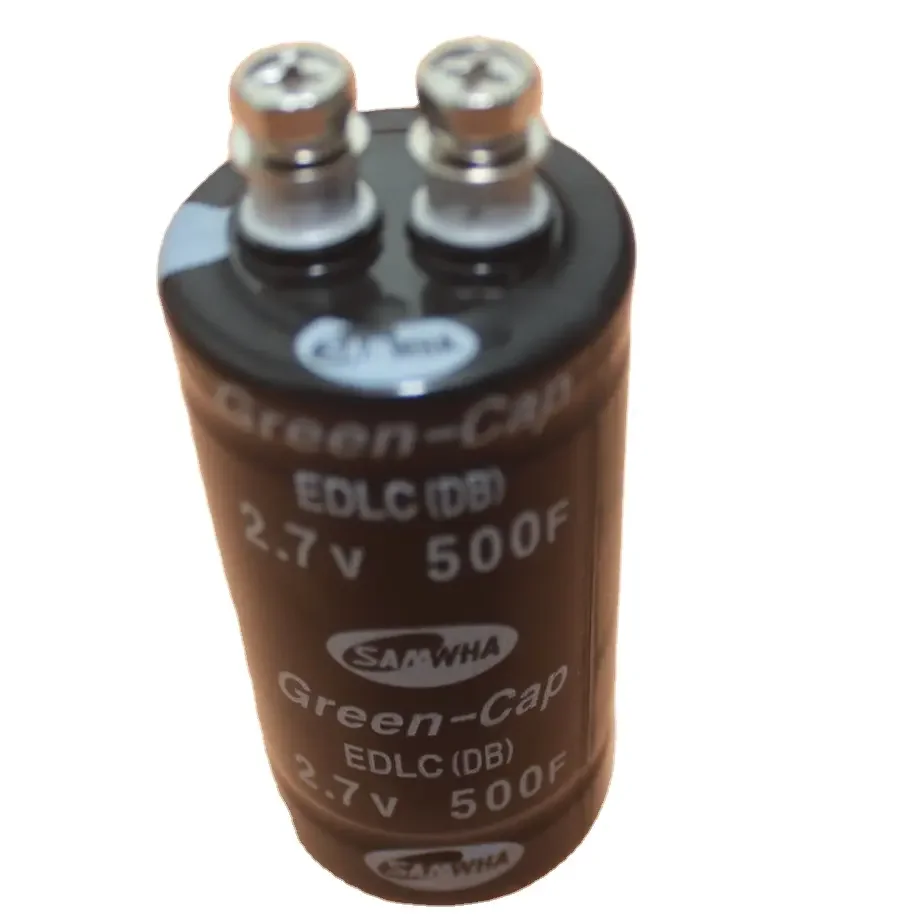 1pcs 2pcs Stock 2.7V500F high quality supercapacitor screw type Super Capacitor 2.7V 500F