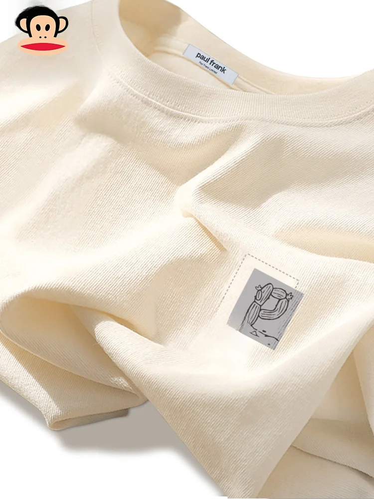 

Мужская футболка с длинным рукавом из чистого хлопка в американском ретро-стиле, базовый слой, модная осенняя одежда, дышащая и удобная.