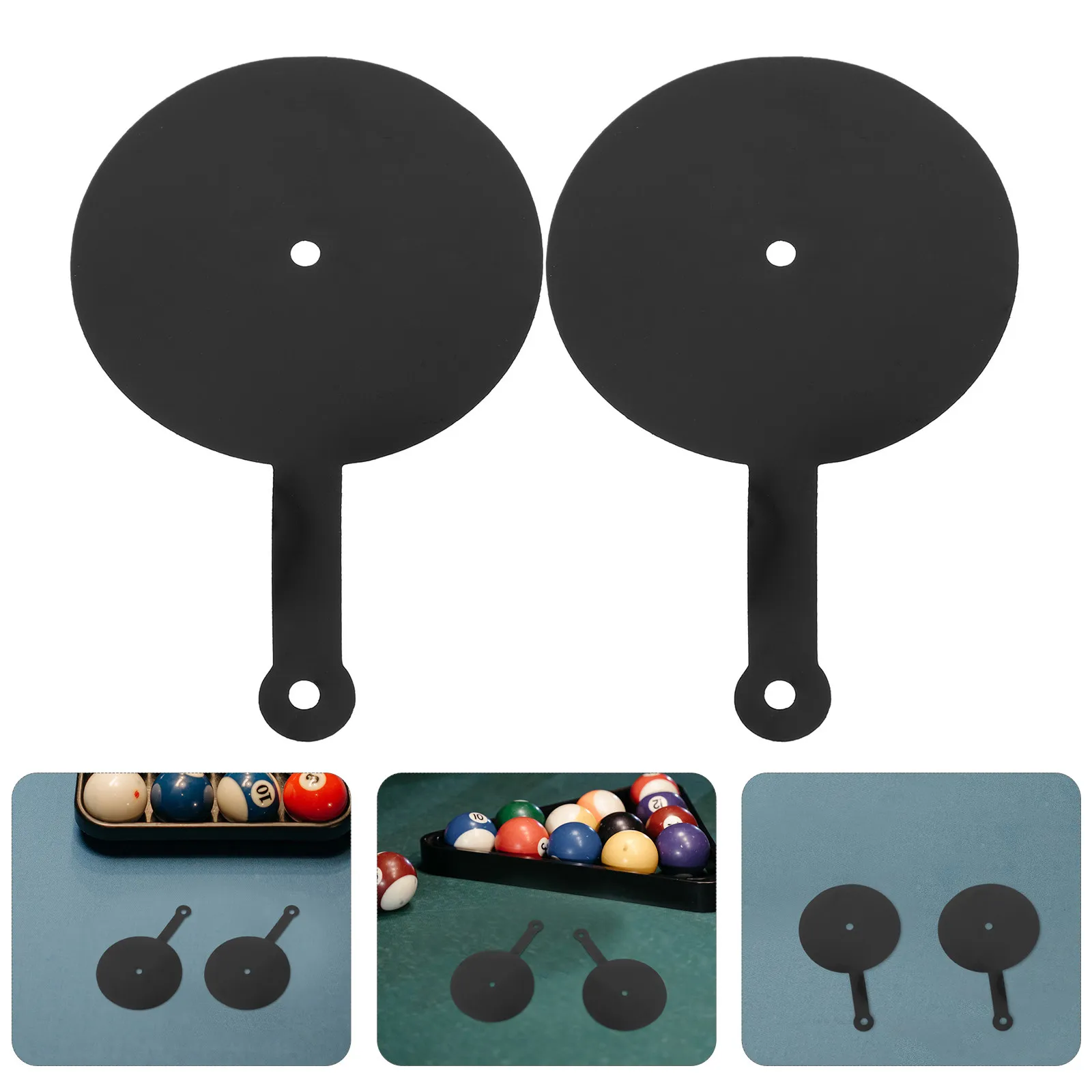 2Pcs Pool Aiming Training Mat with Position Dots Billiard Practice Aid for Accuracy Improvement Cue Technique Development