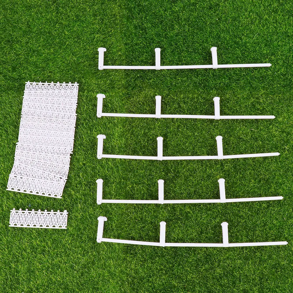 

Набор миниатюрных садовых ограждений из АБС-пластика для ландшафтного дизайна, декоративные заборчики для песочницы, украшение для сказочного сада и деревенских сцен