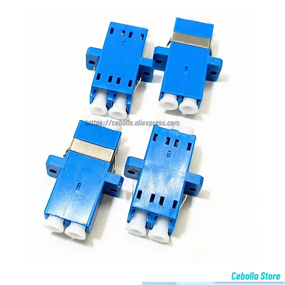 Fiber Optic Adapter LC/UPC SM SC Type Duplex Flange Coupling Carrier Class Fibra optica Adapter Coupler FTTH