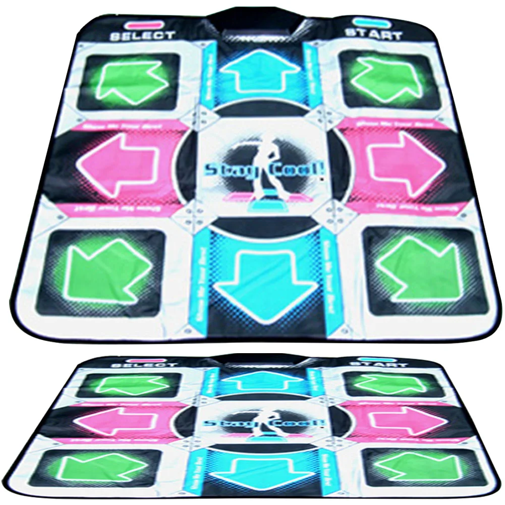 

USB Wired Dance Mat Non-Slip Electronic Dance Pad with LED Lights Dance Fitness Exercise Pad for Kids Adults Gift for Girls Boys