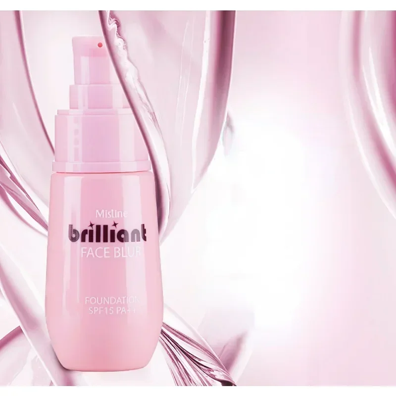 Mistine Brilhante Face Blur Foundation SPF15PA++ Hidratante Corretivo Iluminando Poros Invisíveis Beleza Base de Maquiagem Cosméticos
