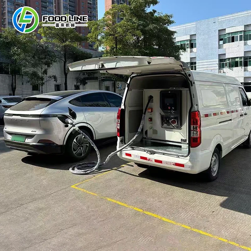 Shockproof Outdoor Fast Charging Locker Station Mobile Tram Mobile Charging Station Easy Movement Without Fixed Installation