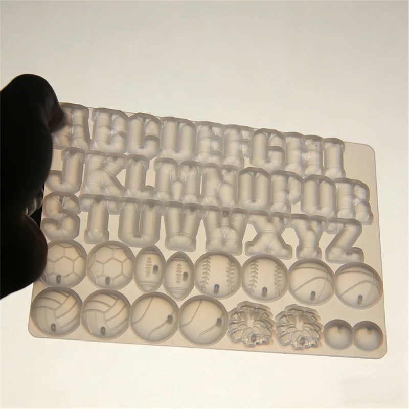 

Q5WE пищевой силиконовый кулон с буквами, литейная форма для креативного дизайна ювелирных изделий своими руками и энтузиастов