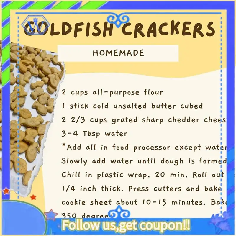 1 Uds Mini pequeño pez dorado Cracker cortador de galletas molde en forma de horneado para niños Mini sin gluten DIY fácil de usar 10X9Cm