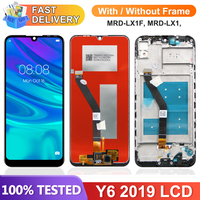 6.09''  Y6 2019 Screen with Frame for Huawei Y6 2019 MRD-LX1F -LX1 Lcd Display Touch Screen Digitizer for Huawei Y6 Prime 2019