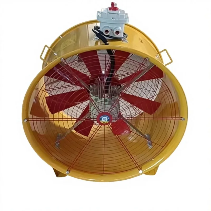 Large Size Portable Explosion-Proof Axial Flow Fan 380V Ball Bearing High Power Low Noise Electric ODM Exhaust Ventilation